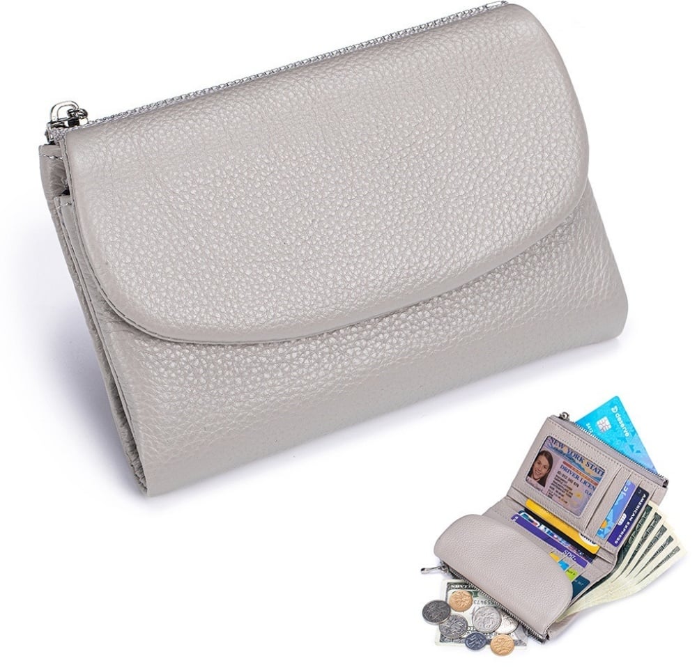 ⏰Last Day 49% OFF⏰Unisex Pebble Leather Wallet 🔥BUY 2 FREE SHIPPING