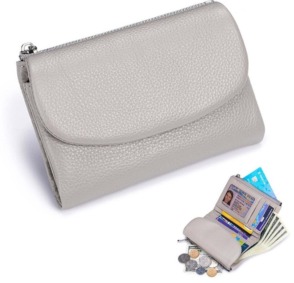 ⏰Last Day 49% OFF⏰Unisex Pebble Leather Wallet 🔥BUY 2 FREE SHIPPING