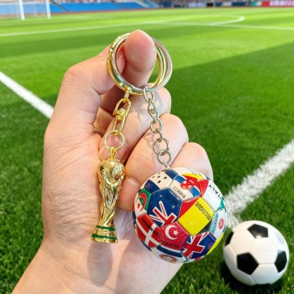 🎉Last Day 49% OFF⚽🏆 FIFA Trophy & Ball Keychain