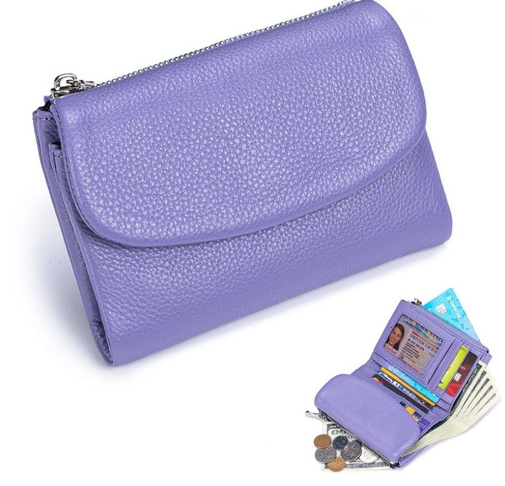 ⏰Last Day 49% OFF⏰Unisex Pebble Leather Wallet 🔥BUY 2 FREE SHIPPING