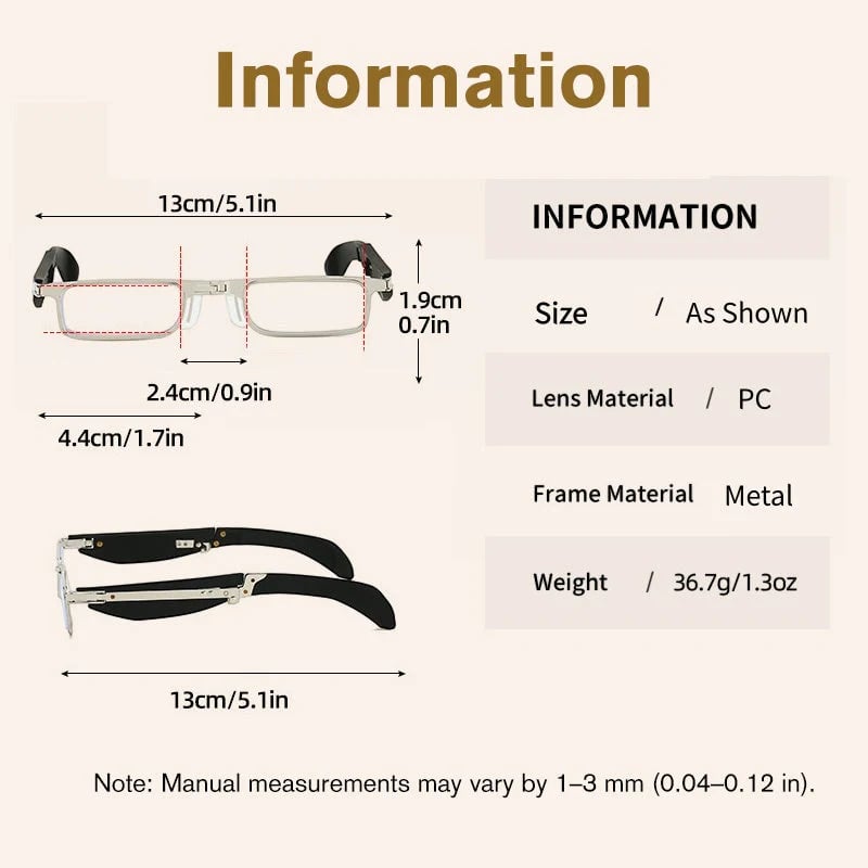 🏆LAST DAY SALE 49% OFF - Foldable Anti-Blue Light Reading Glasses with Case