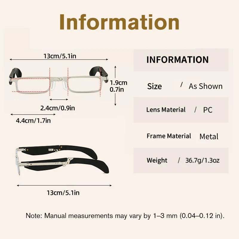 🏆LAST DAY SALE 49% OFF - Foldable Anti-Blue Light Reading Glasses with Case