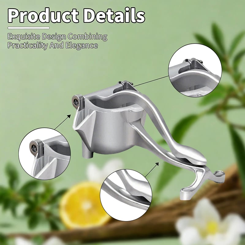 🔥Big Sale 49% OFF—Citrus Squeezer 🍋 Stainless Steel / PP Material Hand Fruit Juicer for Lemon Lime Orange