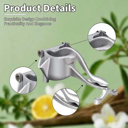 🔥Big Sale 49% OFF—Citrus Squeezer 🍋 Stainless Steel / PP Material Hand Fruit Juicer for Lemon Lime Orange