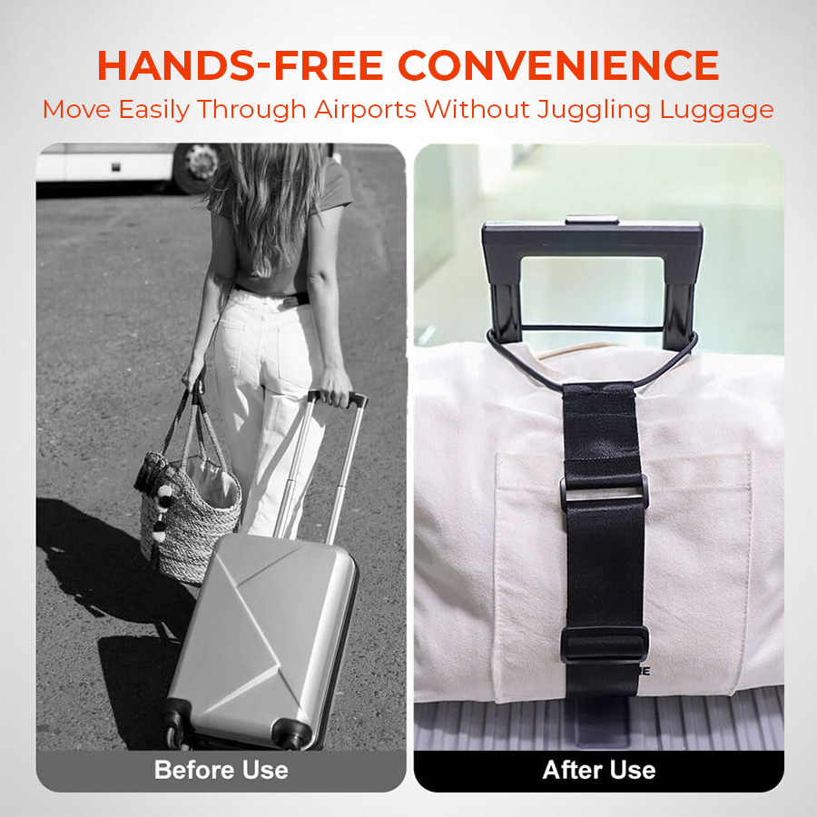 🔥Last Day 50% OFF🔥 Adjustable Luggage Strap Bungee for Suitcase Handle