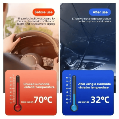 🔥Hot Sales 49% OFF -2026 Foldable Anti-UV Windshield Sunshade