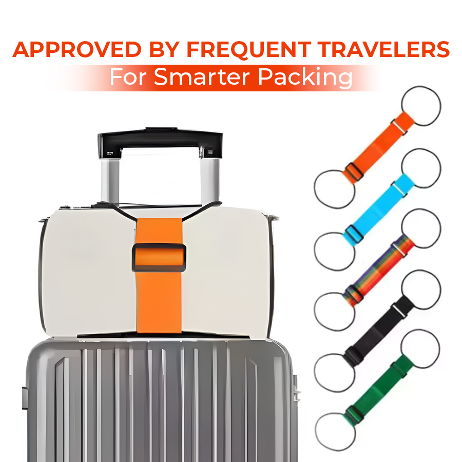 🔥Last Day 50% OFF🔥 Adjustable Luggage Strap Bungee for Suitcase Handle
