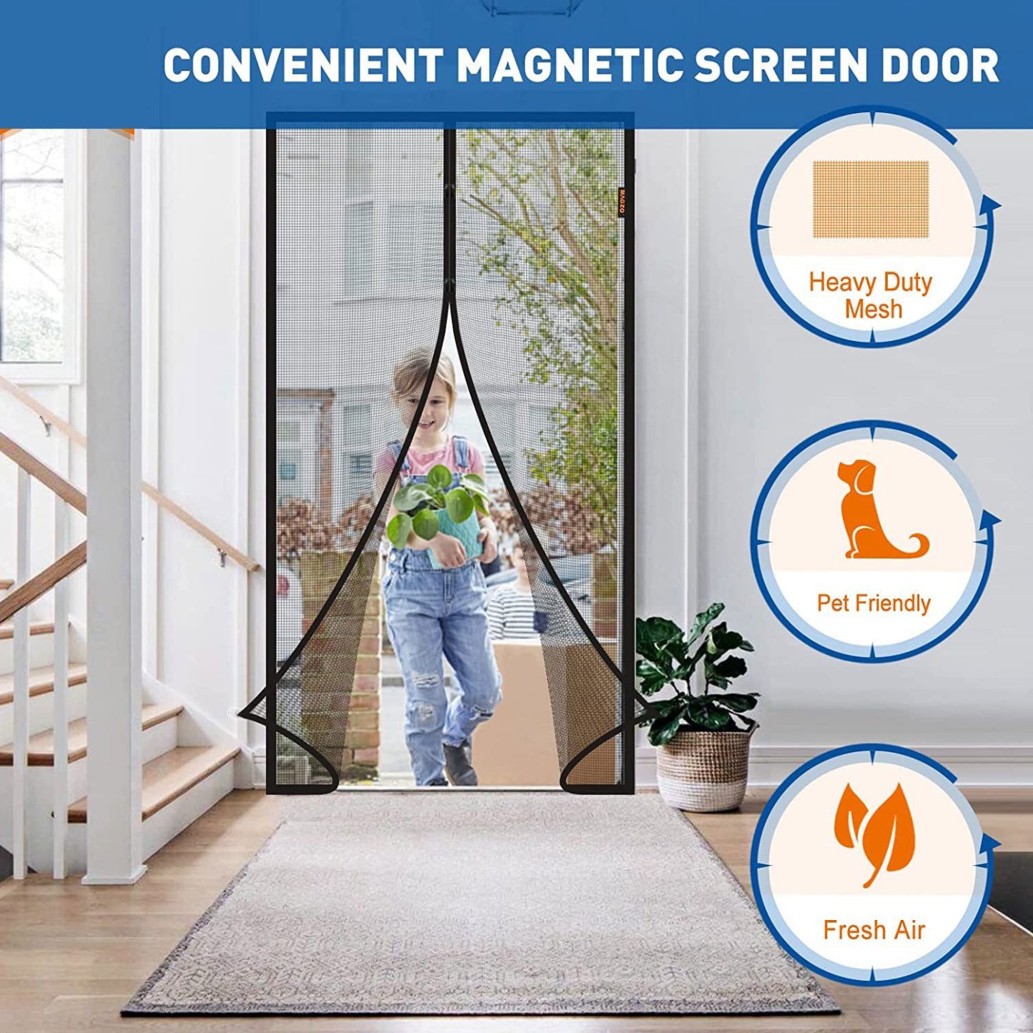 🔥Last Day 49% OFF🔥🎉Magnetic Screen Door