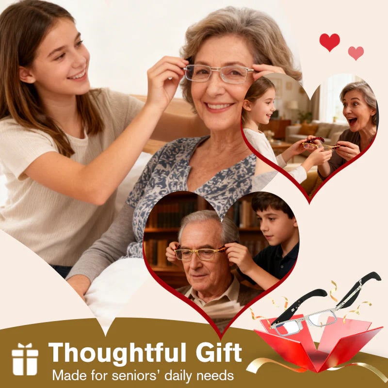 🏆LAST DAY SALE 49% OFF - Foldable Anti-Blue Light Reading Glasses with Case