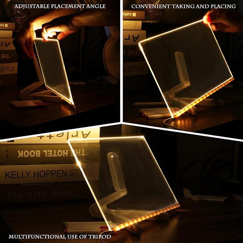 🎁Creative Rewritable Acrylic LED Message Board 🎨