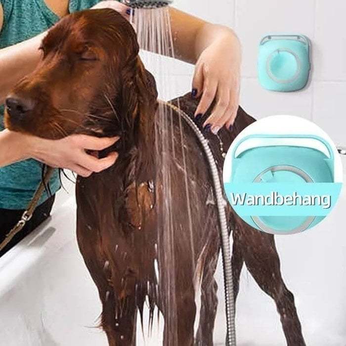🧼🧼Bathroom 🐶Dog Cat🐱 Bath Brush Massage Gloves Soft Safety Silicone Comb Pet Accessories❤❤