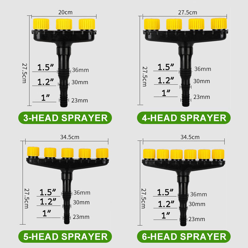 🔥HOT SALE 49% OFF—Multi-sprayer Strong Pressure Irrigation Nozzle