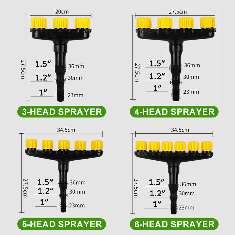 🔥HOT SALE 49% OFF—Multi-sprayer Strong Pressure Irrigation Nozzle
