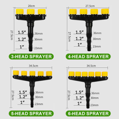 🔥HOT SALE 49% OFF—Multi-sprayer Strong Pressure Irrigation Nozzle