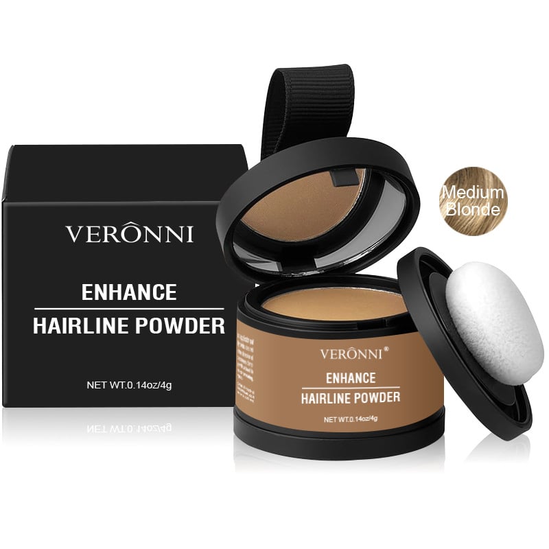 VERONNI Hairline Powder - Instant Root Touch-Up & Scalp Coverage