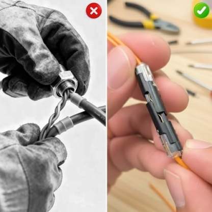 🔥Last Day 49% OFF⏰ Wire Nut Killer:  Double-Wire Push-In Connector