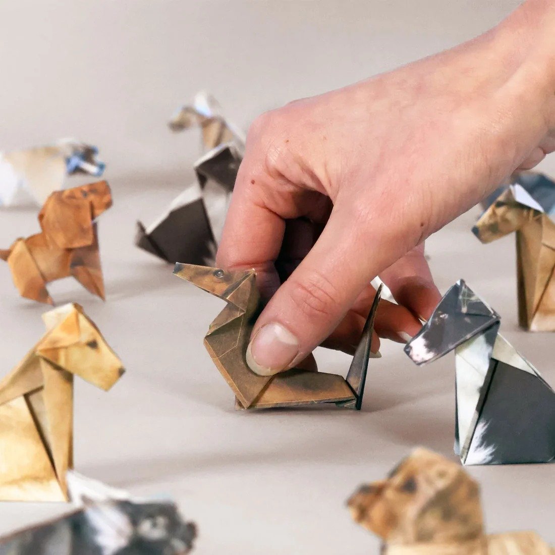 🎁LAST DAY 50% OFF🐱DIY Paper Cats and Dogs Easy to Make Relaxing Hobby Ideal for Gifting