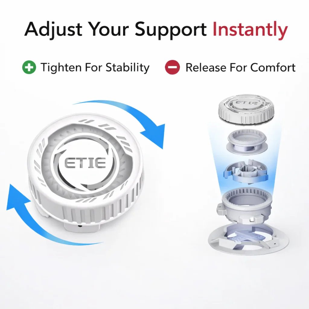Knob-type knee brace