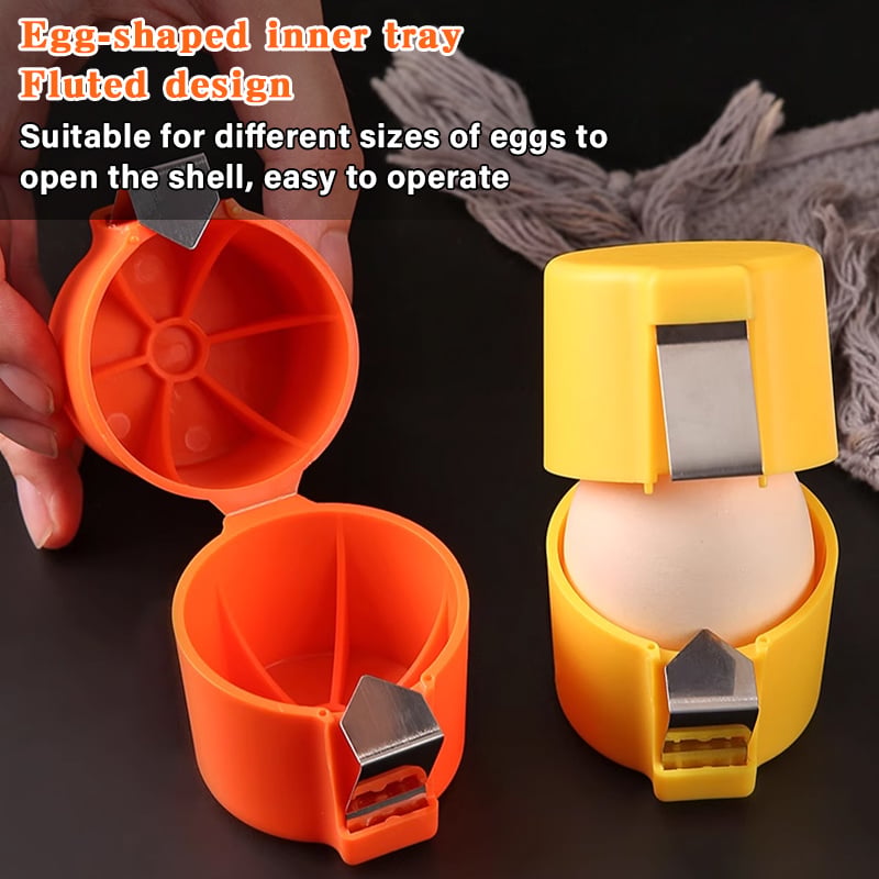 🔥Last Day 49% OFF🔥Efficient Egg Cracking Tool, Handy Egg Separator(BUY 2 GET 1 FREE NOW)