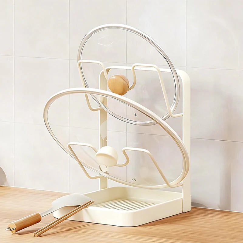Last Day 50% OFF🔥Kitchen Essentials🍳Pot Lid Storage Rack⭐