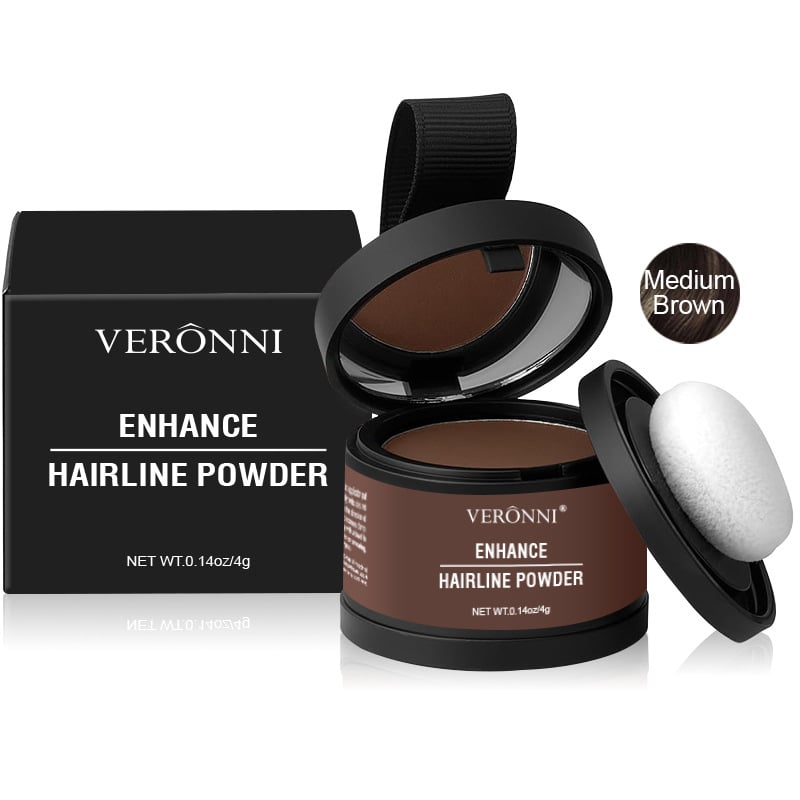 VERONNI Hairline Powder - Instant Root Touch-Up & Scalp Coverage