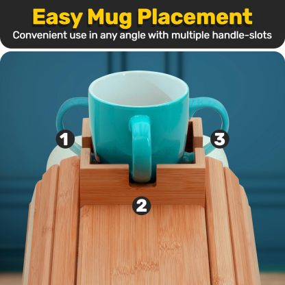 🔥Last Day 49% OFF🔥🎉Wood Couch Cup Holder – Your Sofa’s Best Friend