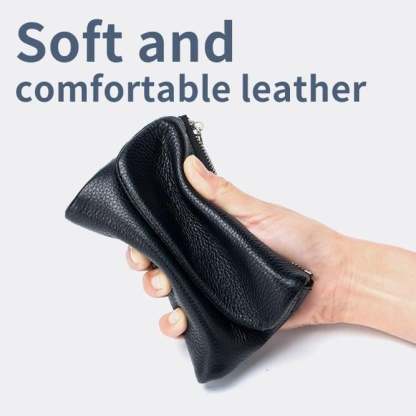 ⏰Last Day 49% OFF⏰Unisex Pebble Leather Wallet 🔥BUY 2 FREE SHIPPING