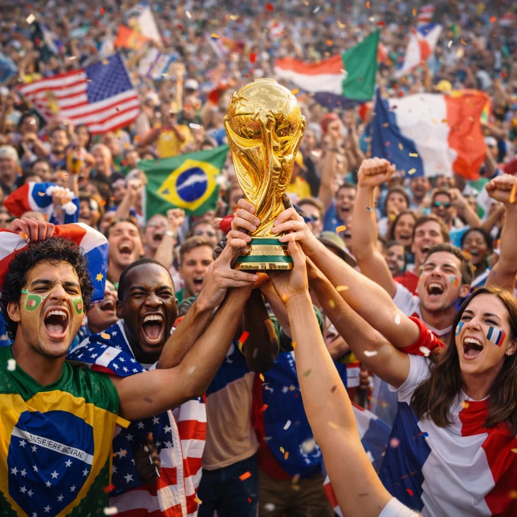 🎉Last Day 49% OFF⚽🏆 FIFA Trophy & Ball Keychain