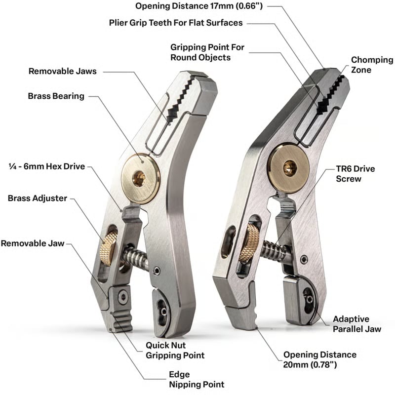 ✨ From Wrench to Pliers, One Grip Does It All!  Pocket Grip – The Ultimate 5-in-1 Upgrade! 💪
