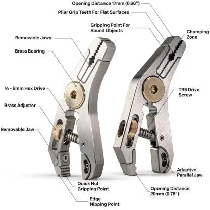 ✨ From Wrench to Pliers, One Grip Does It All!  Pocket Grip – The Ultimate 5-in-1 Upgrade! 💪