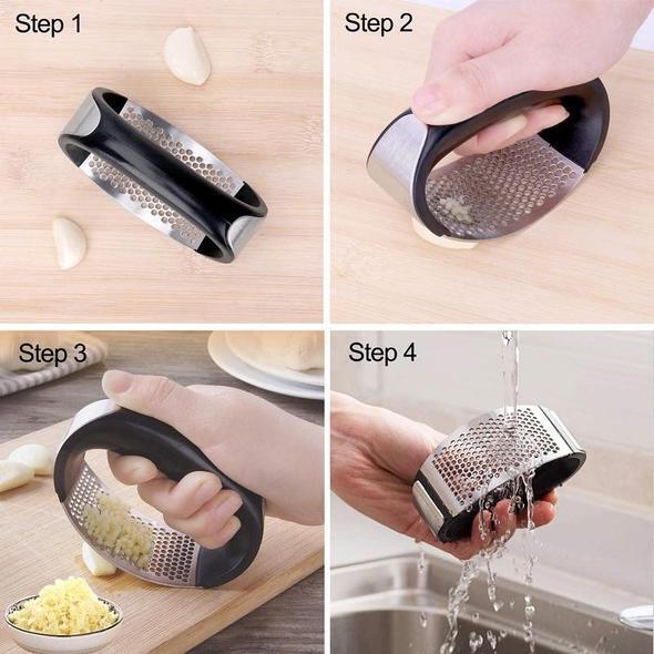 🔥Black Friday-75% OFF🔥 Stainless Steel Garlic Press