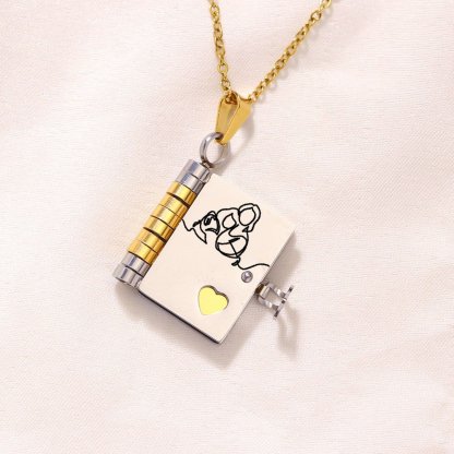 ✨Last Day 49%OFF💥 For Granddaughter - The Most Beautiful Chapter Book Necklace