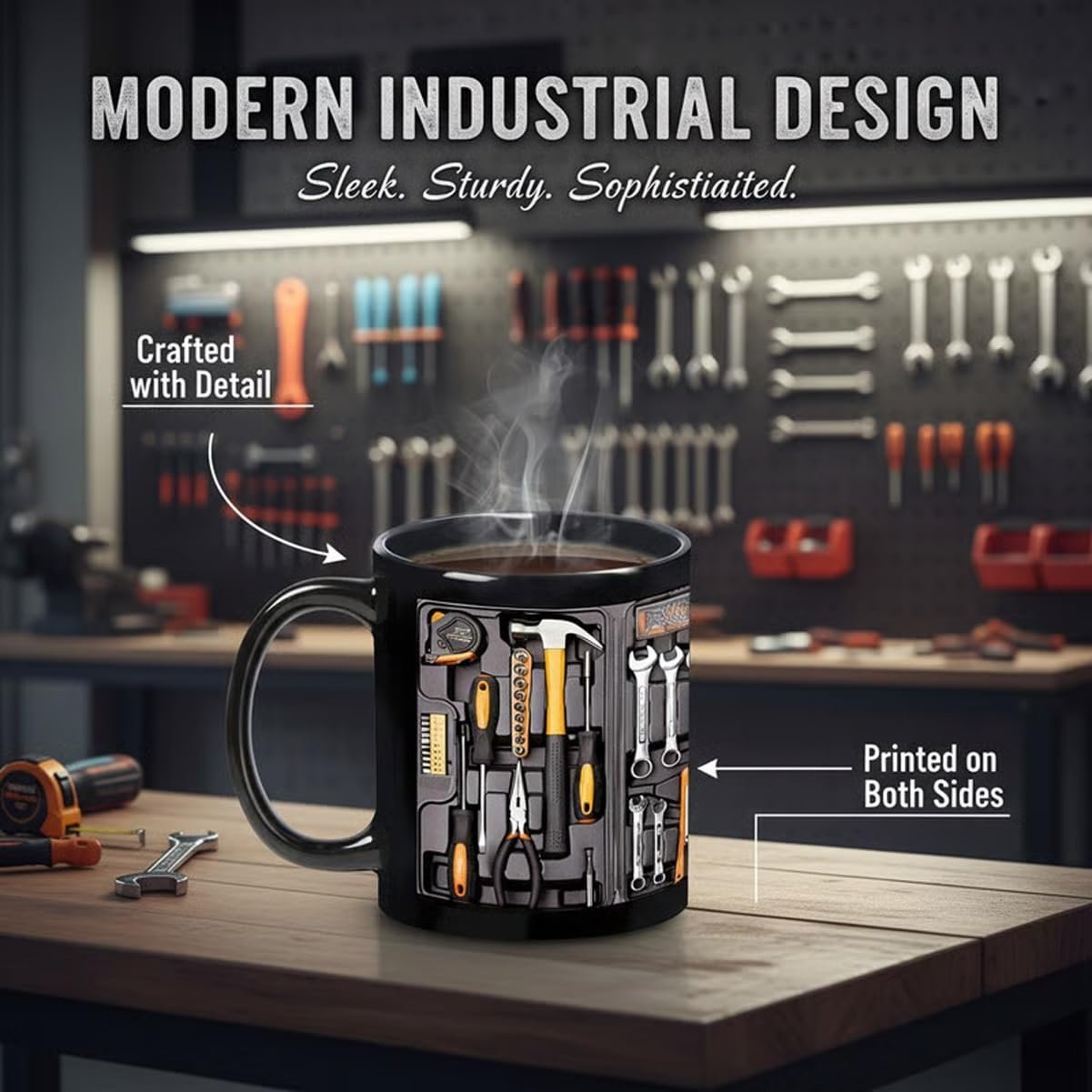 Last Day 49% Off🔥——Mechanic’s Toolbox Ceramic Coffee Mug