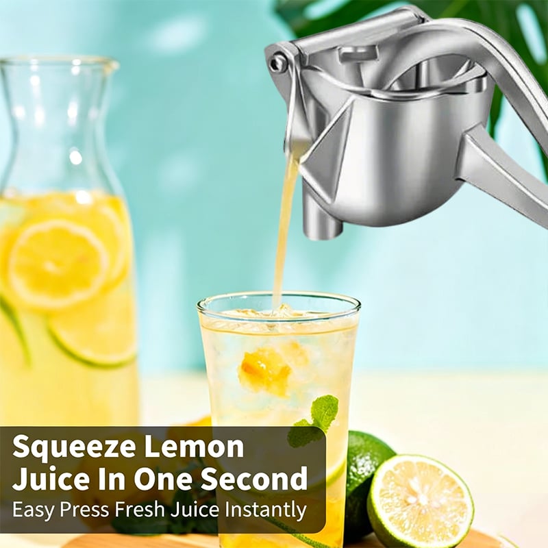 🔥Big Sale 49% OFF—Citrus Squeezer 🍋 Stainless Steel / PP Material Hand Fruit Juicer for Lemon Lime Orange