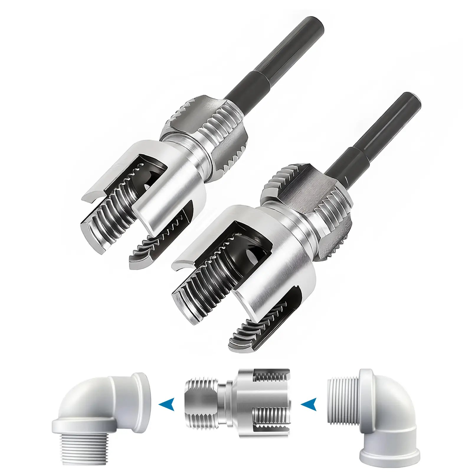 Last Day 49% OFF🔥Pipe Tapping and Threading Tool | Dual-Specification Compatible