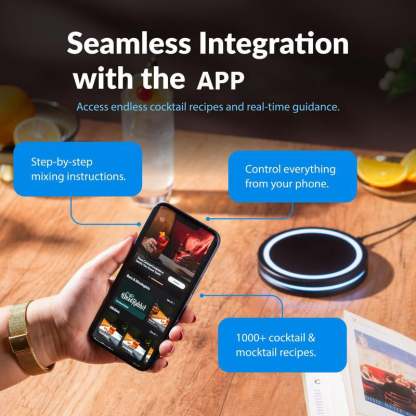 🎄Last Day Christmas Sale 49% OFF🍸 Smart Coaster 2.0 – Mix Perfect Cocktails at Home! 💡