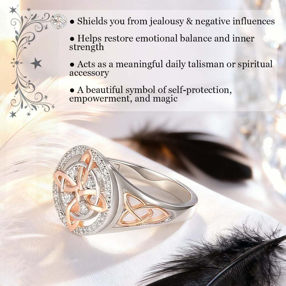✨Hot Promotion 50% OFF🔮💍Handmade Witch's Return-Knot Protection Ring💞Protect Your Loved Ones✨
