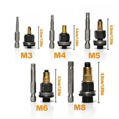 🛠️Head Rivet Nut Tool, M3 M4 M5 M6 M8 Rivnut Kit