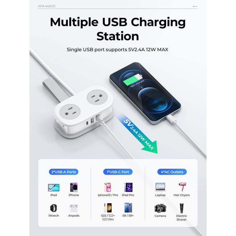 🧳Travel Power Strip⚡
