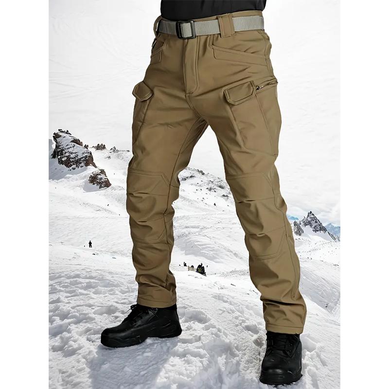 🔥Men's Fleece-Lined Tactical Pants👖 - Windproof Warmth for Outdoors!⭐