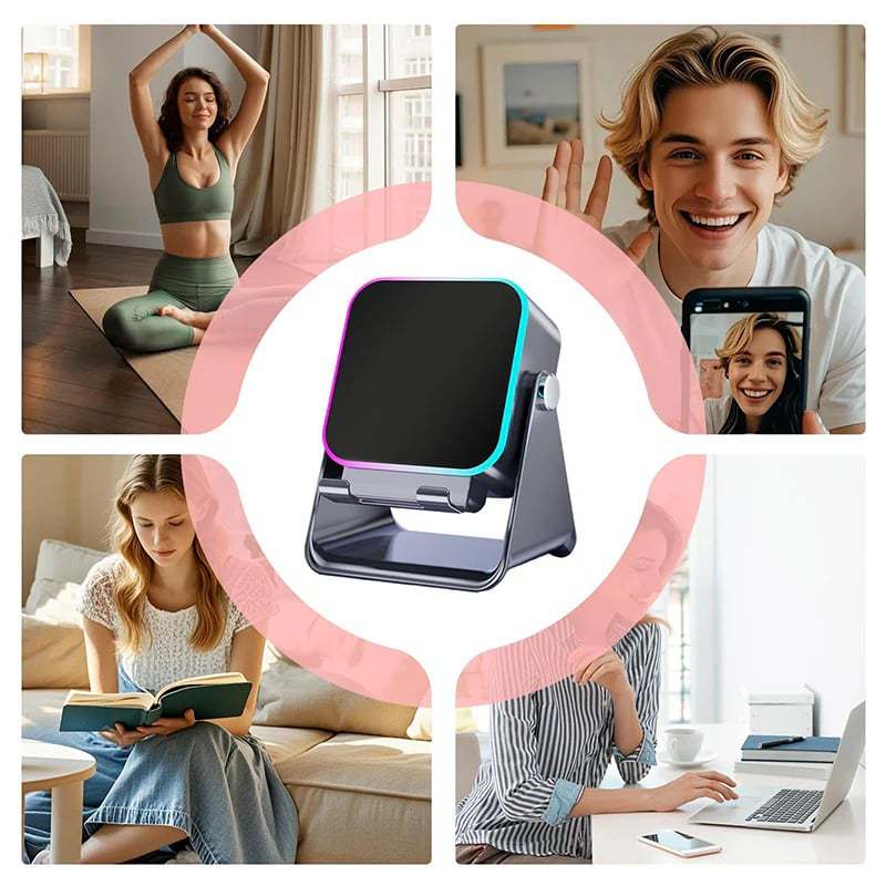 💥 FINAL TIME SALE! 40% OFF🎶📱 5-in-1 Wireless Induction Bluetooth Speaker with Adjustable Phone Stand