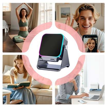 💥 FINAL TIME SALE! 40% OFF🎶📱 5-in-1 Wireless Induction Bluetooth Speaker with Adjustable Phone Stand