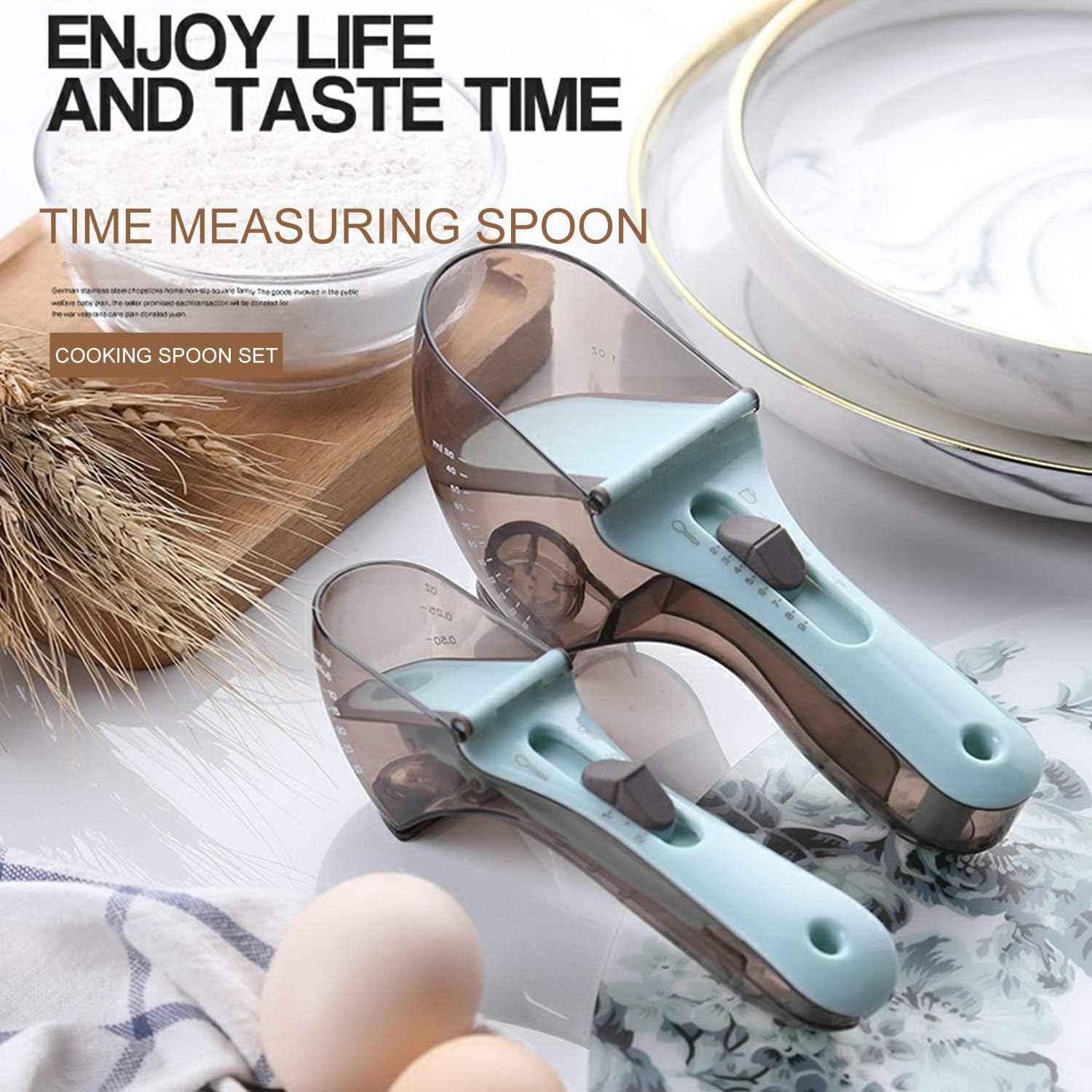 🔥Big Sale 49% OFF——Adjustable Measuring Cups and Spoons Sets ✨
