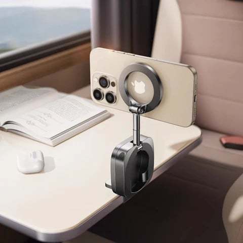 🔥Hot Sale — Foldable Extendable Rotating Travel Magnetic Phone Stand