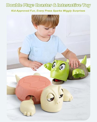 🔥Limited Time 49% Off🔥Turtle Coaster, 3D Printed Funny Tea Coasters with Interactive Expression