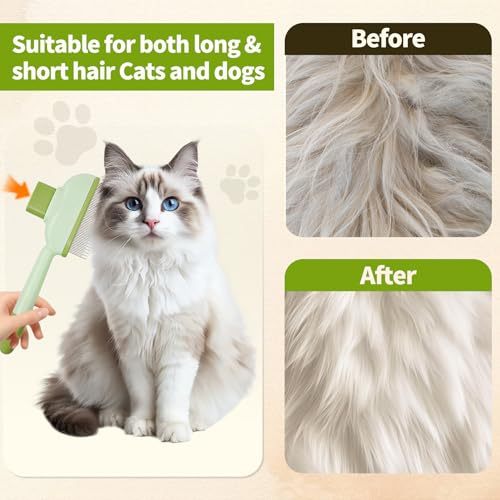 💥 Say Goodbye to Pet Hair! 🔥Pet Comb Grooming Brush✨