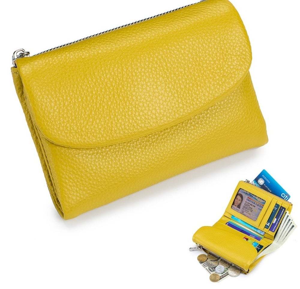 ⏰Last Day 49% OFF⏰Unisex Pebble Leather Wallet 🔥BUY 2 FREE SHIPPING