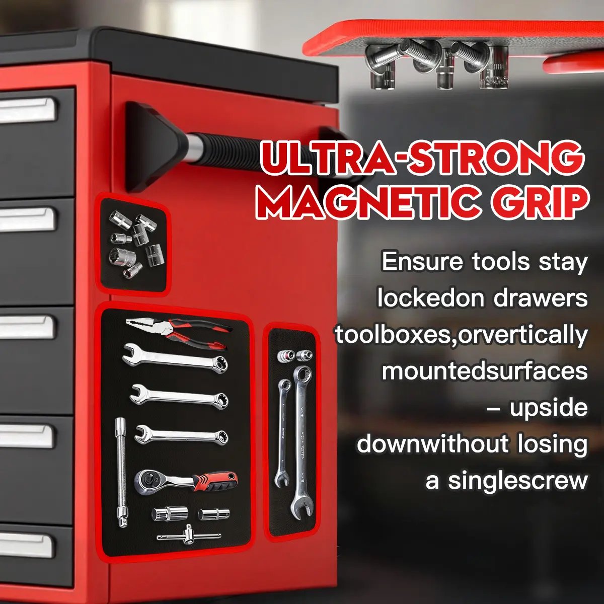 Scratchproof Magnetic Tool Mat & Holder