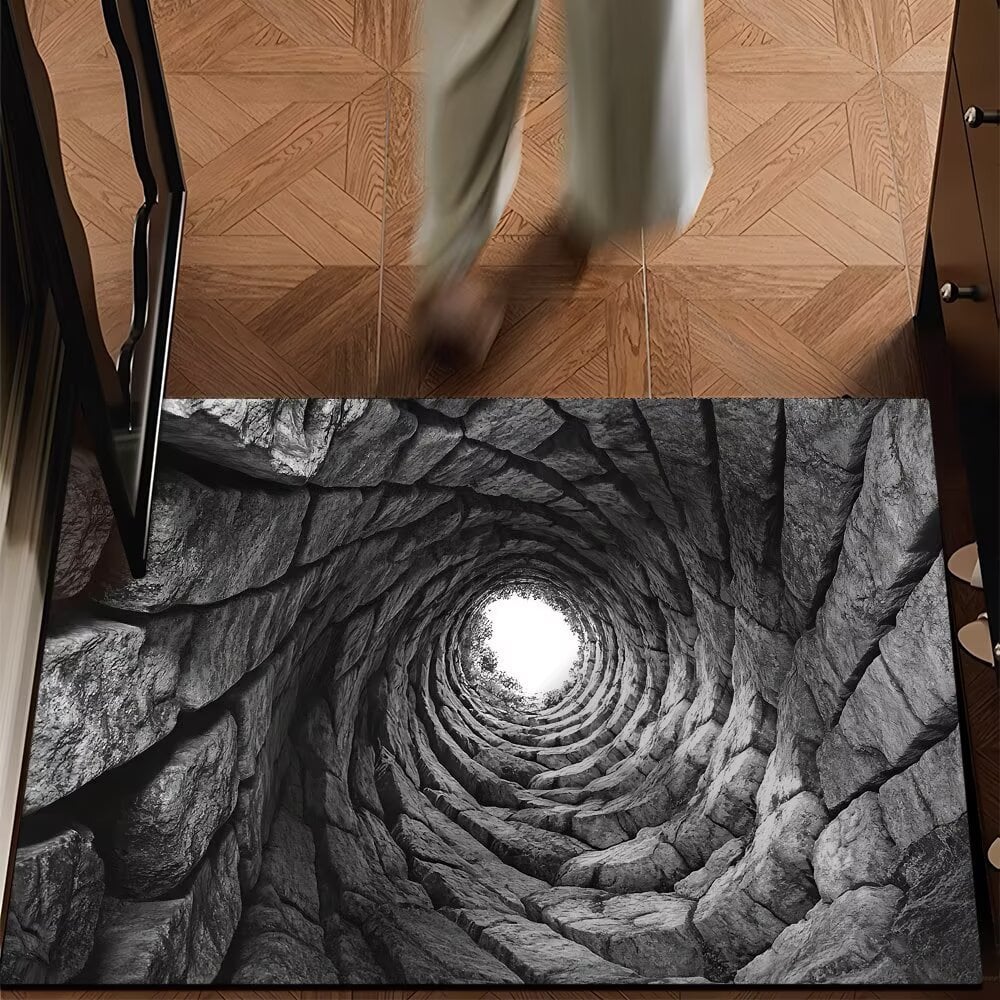🔥Last Day 49% OFF - ✨Visual Illusion Endless Abyss Pattern HD Printed Non-Slip Doormat