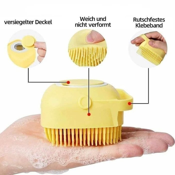 🧼🧼Bathroom 🐶Dog Cat🐱 Bath Brush Massage Gloves Soft Safety Silicone Comb Pet Accessories❤❤